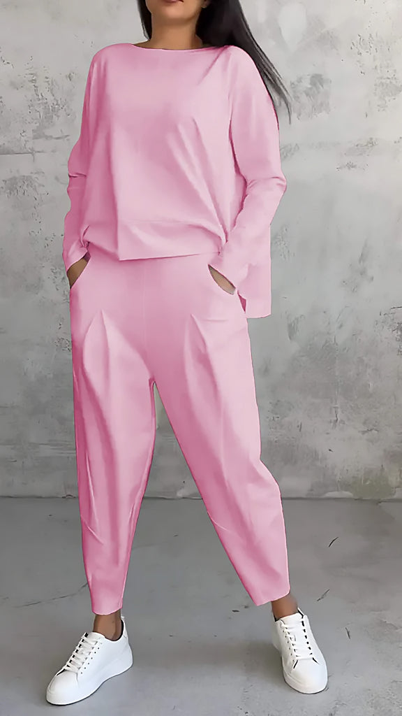 Ladies Two-Piece Lounge Set | Loose Fit
