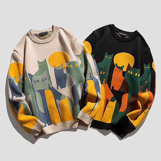 Women Graphic Print Sweater | Relaxed Shape