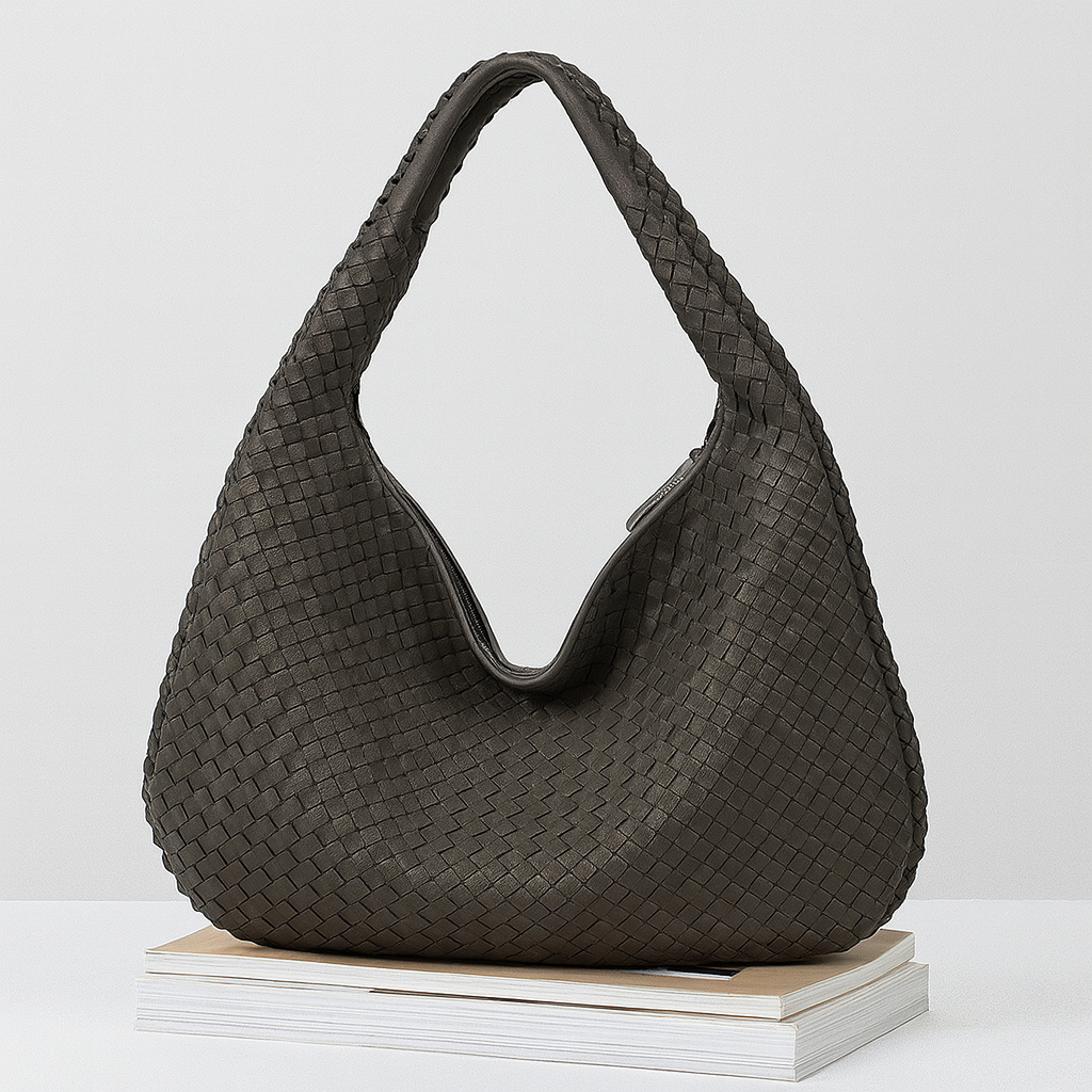 Ladies Woven Shoulder Bag | Spacious Structure