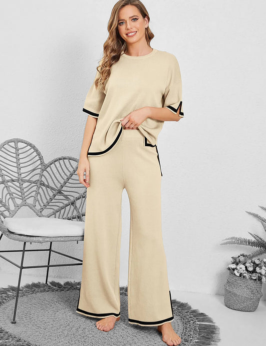 Ffion | Women Two Piece Loungewear Set | Drop Shoulder Comfort