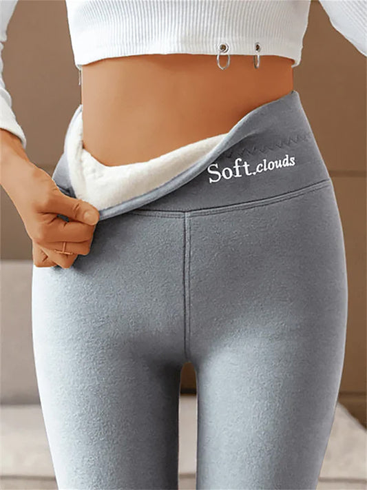 Ladies Fleece Lined Leggings | High Waist