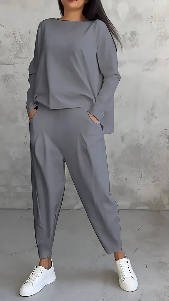 Ladies Two-Piece Lounge Set | Loose Fit