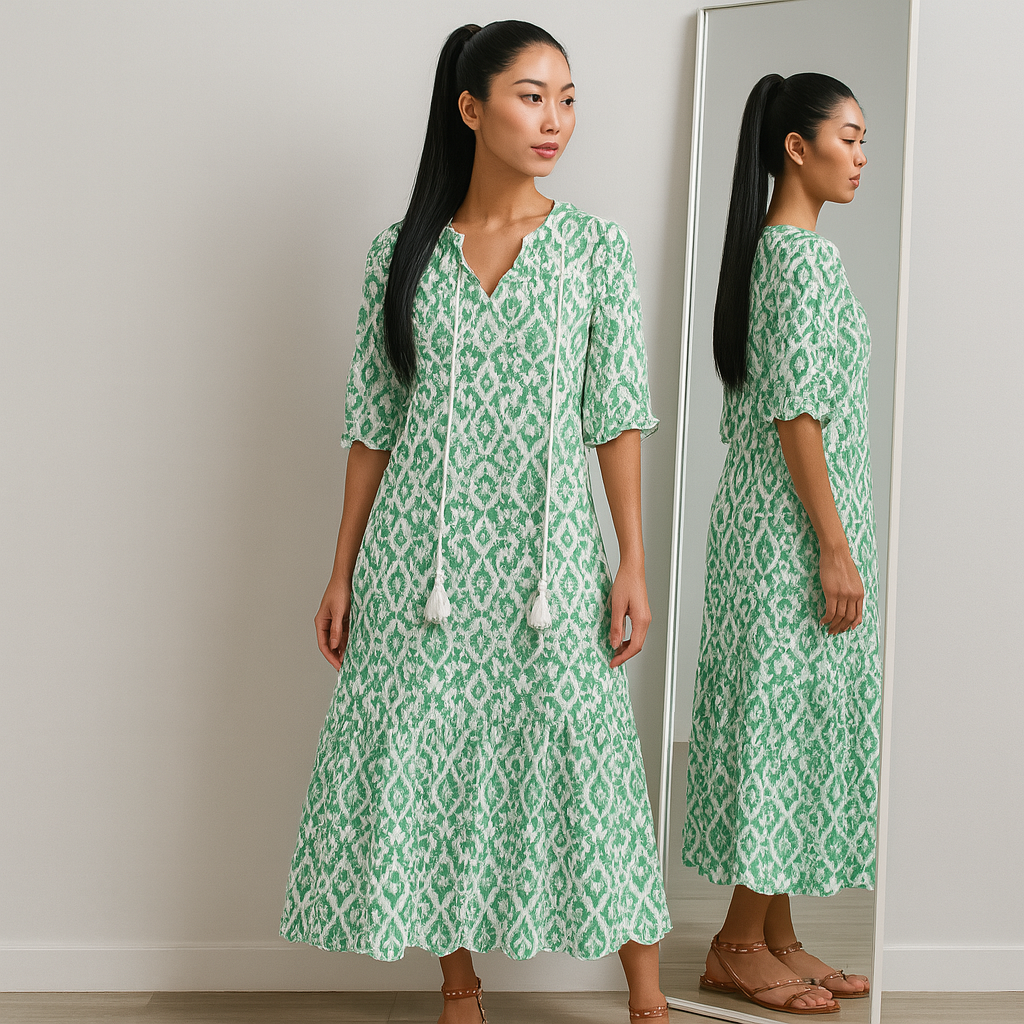Women's Printed Summer Dress | Loose Fit