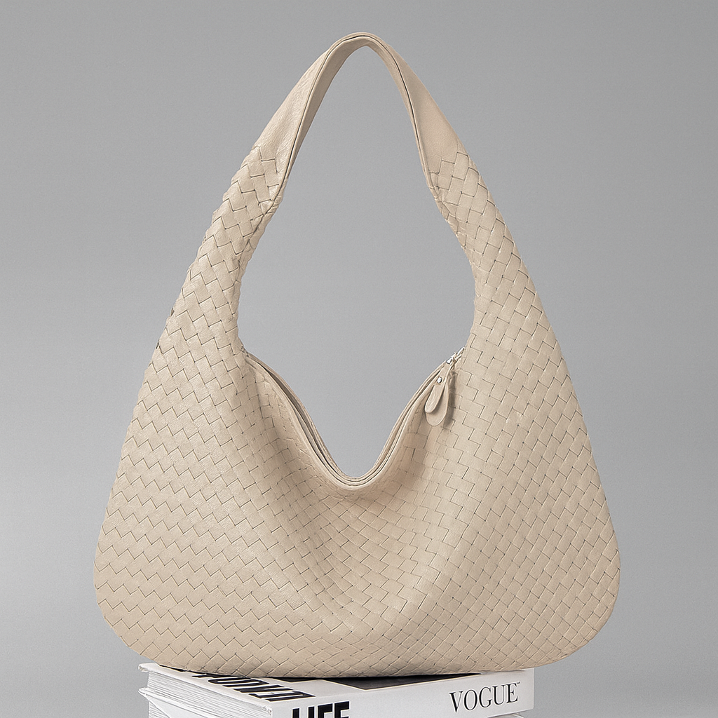 Ladies Woven Shoulder Bag | Spacious Structure