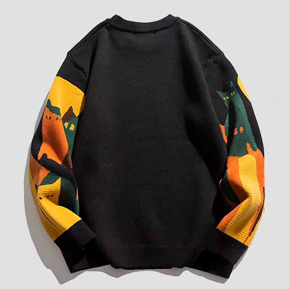 Women Graphic Print Sweater | Relaxed Shape