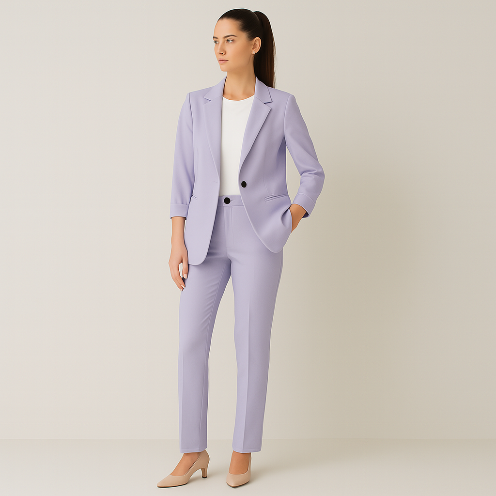 Ladies Tailored Pantsuit | Slim Fit