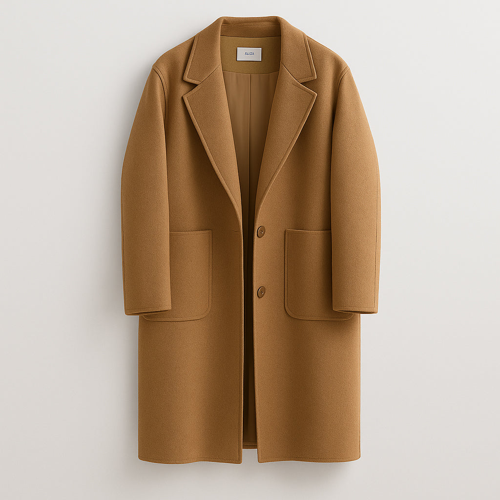 Ladies Long Transitional Coat | Classic Cut