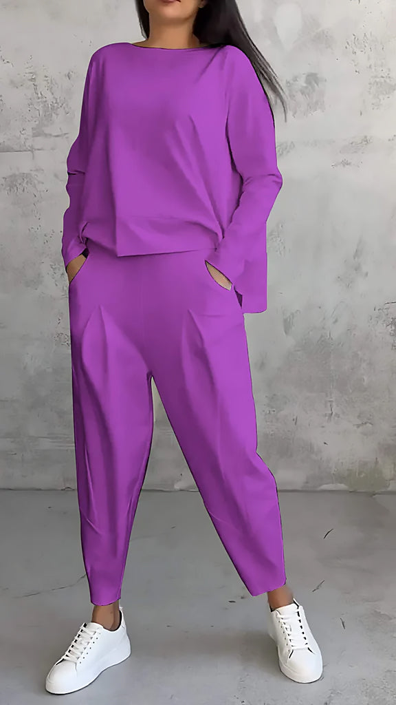Ladies Two-Piece Lounge Set | Loose Fit