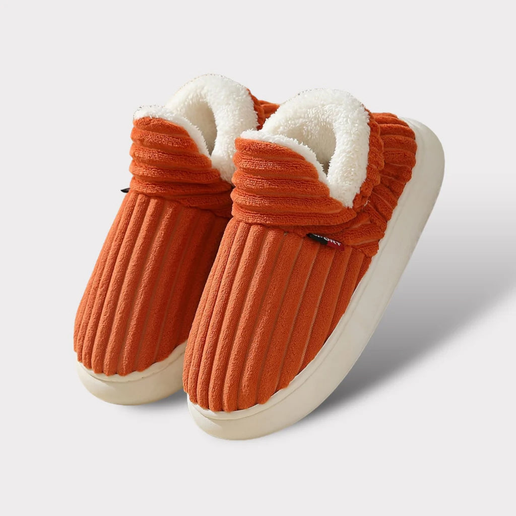 Ladies Lined Slippers | Comfy Sole