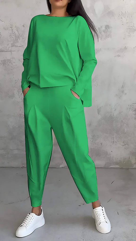 Ladies Two-Piece Lounge Set | Loose Fit