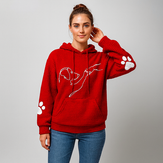 Ladies Printed Hoodie | Relaxed Fit