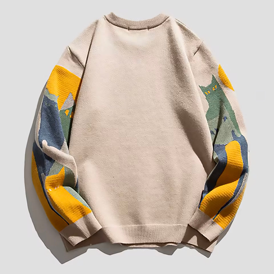 Women Graphic Print Sweater | Relaxed Shape