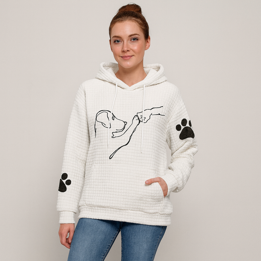 Ladies Printed Hoodie | Relaxed Fit