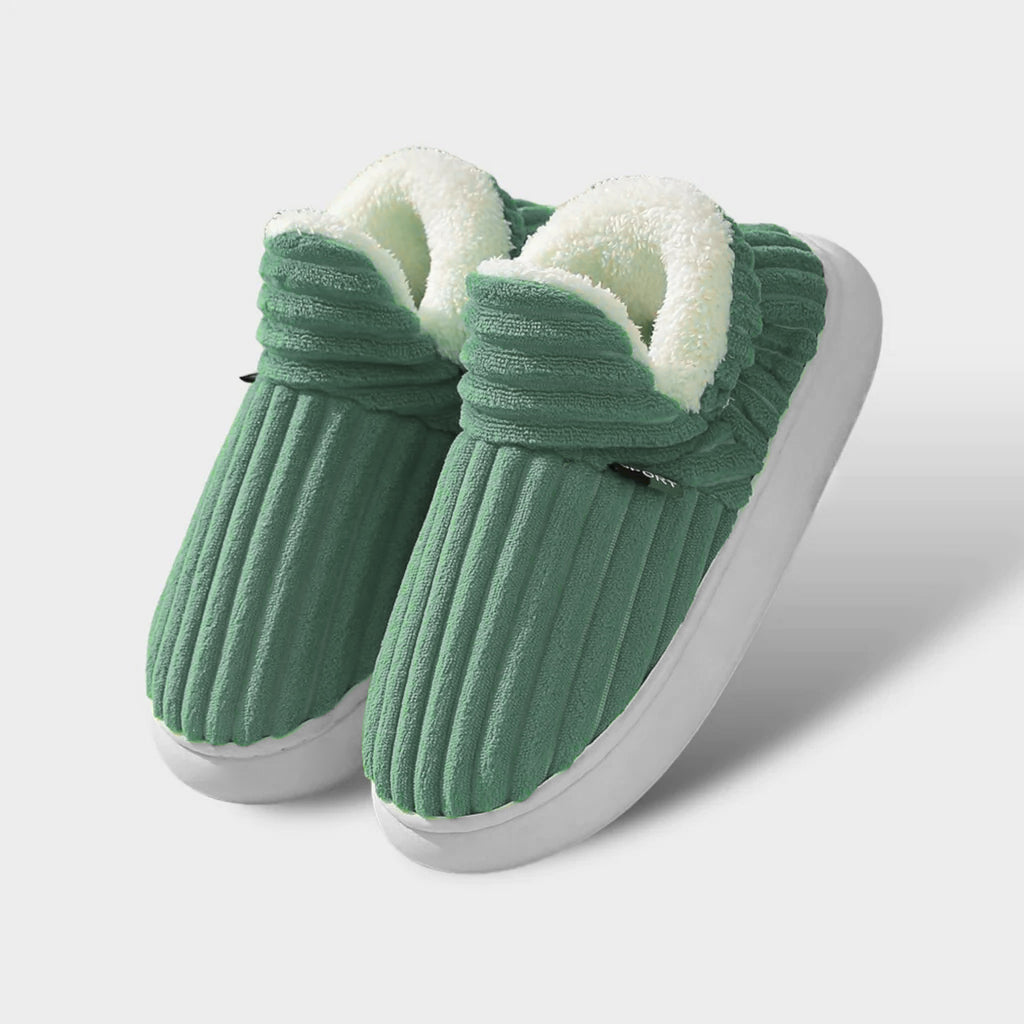 Ladies Lined Slippers | Comfy Sole
