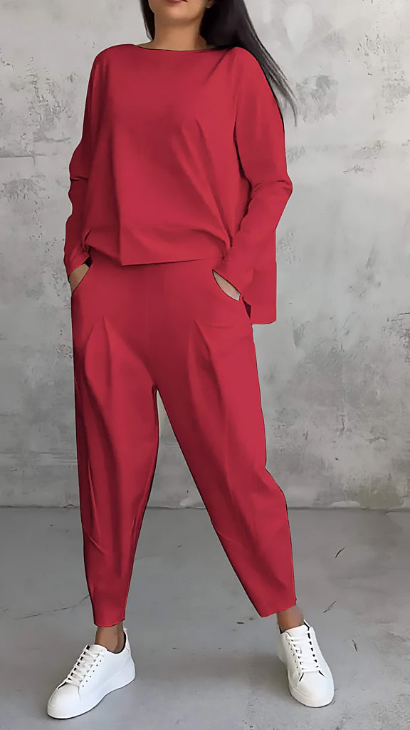 Ladies Two-Piece Lounge Set | Loose Fit