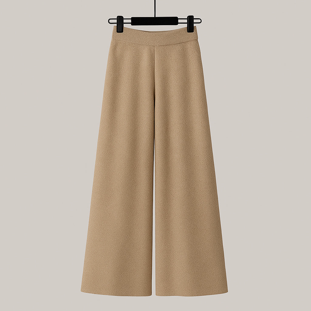 Ladies Wide Leg Trousers Suit | Three Piece Outfit