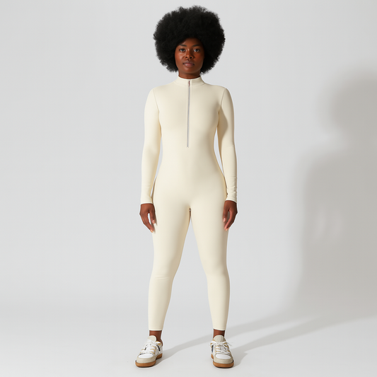 Ladies Fitted Bodysuit | With Zipper