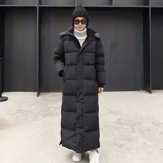 Coat | Women Full Length Puffer Coat | Winter Hooded