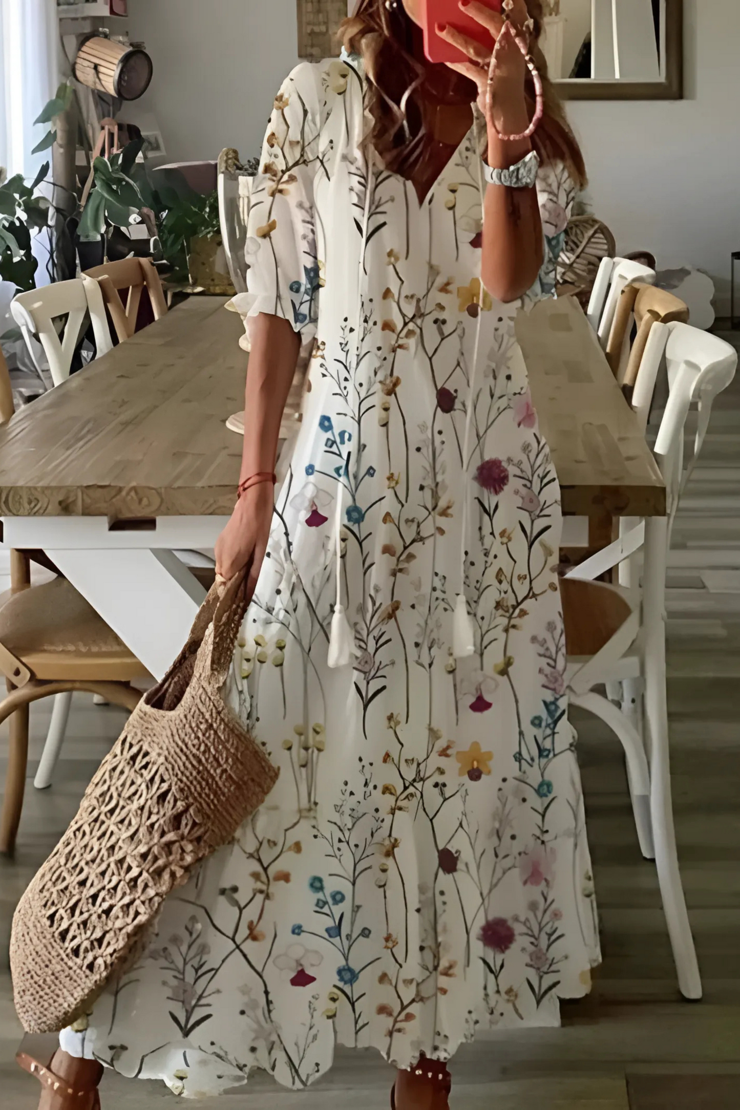 Maila | Women's Printed Summer Dress | Loose Fit