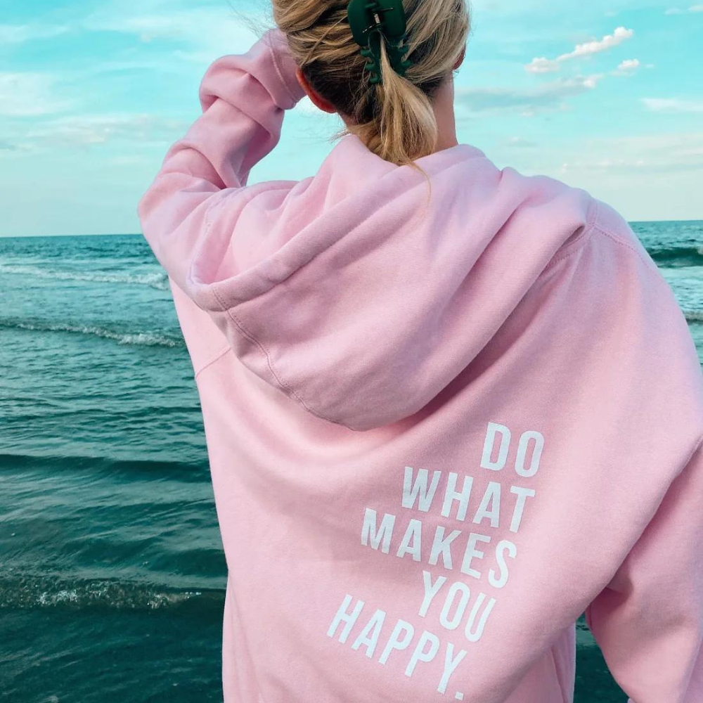 Women Oversized Hoodie | Motivational Print