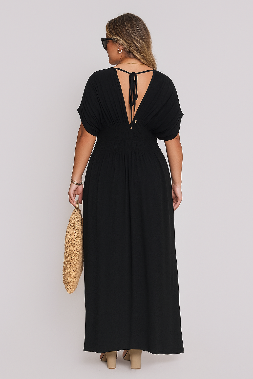 Women Smocked Maxi Dress | Flowy Fit