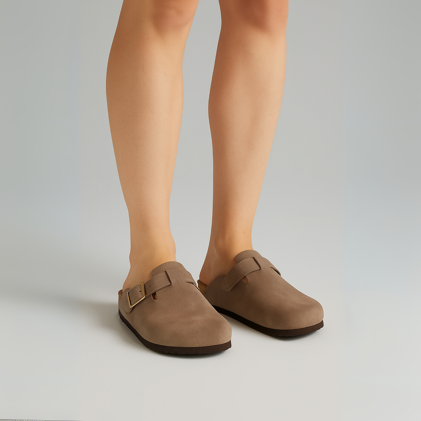 Women Buckle Comfort Slippers | Slip On Casual