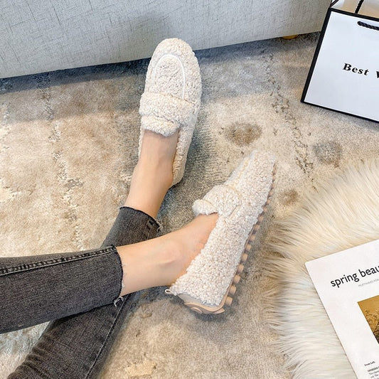 Women Slip On Loafers | Warm Lining